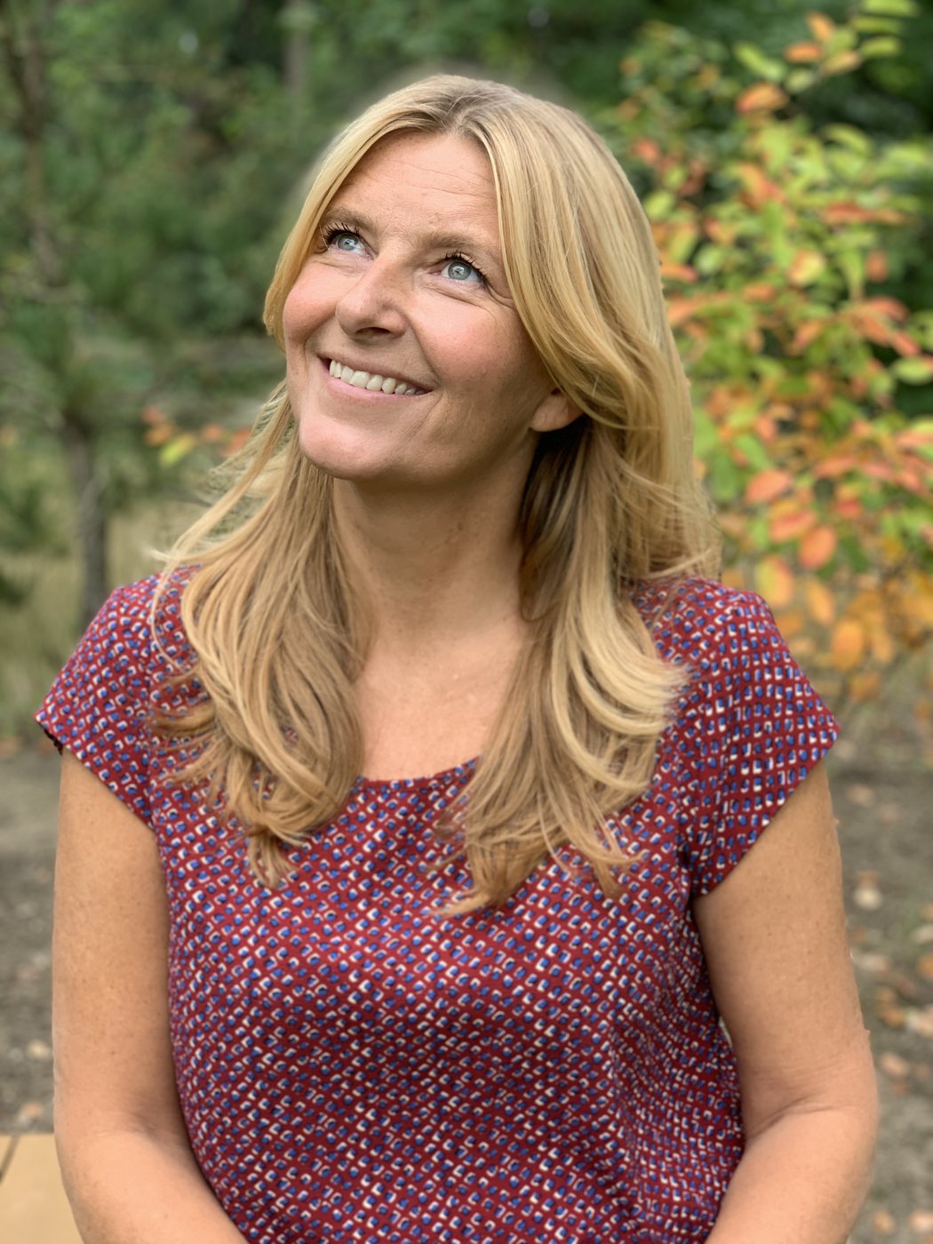 Mieke Kosters in de herfst
